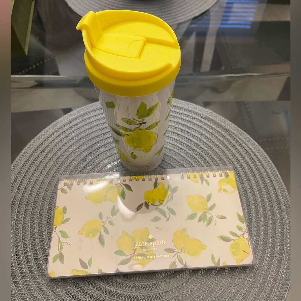 Kate ♠️spade new cup with note pad set